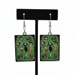 NEW Monster Mash Graphic Earrings
